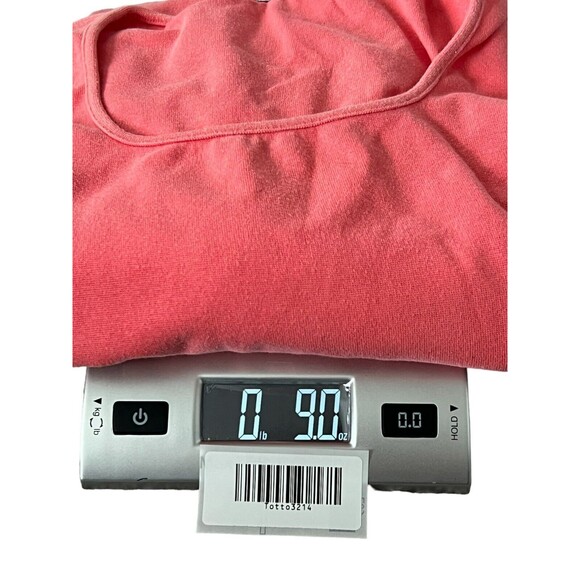 Talbots Womens Tshirt Pink Size 1X Plus Short Sleeve Square Neck Minimalist Tee - Picture 7 of 7